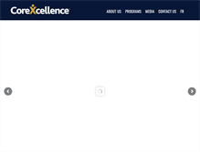 Tablet Screenshot of corexcellence.com